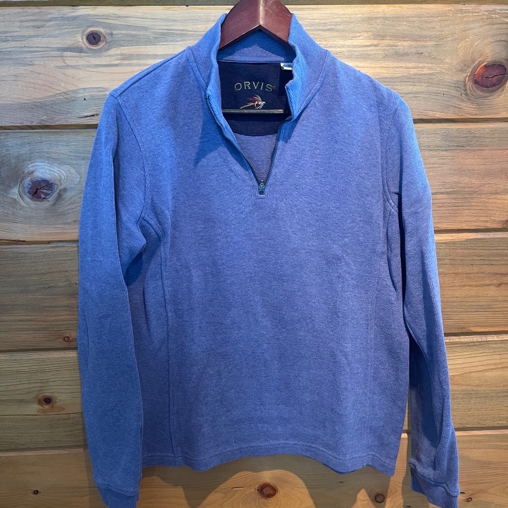 Orvis Cotton Pullover Quarter Zip